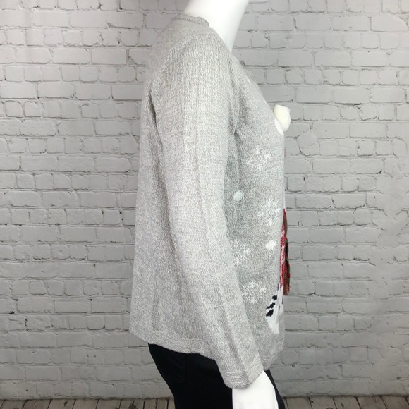 0X 1X 2X 3X Christmas Holiday Polar Bear Sweater Plus Size Xmas - Picture 4 of 6